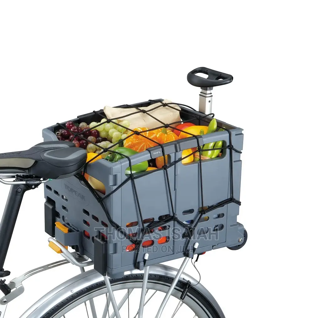 Elastic Bungee Cord Cargo Net With Metal Hooks For Bicycle,
