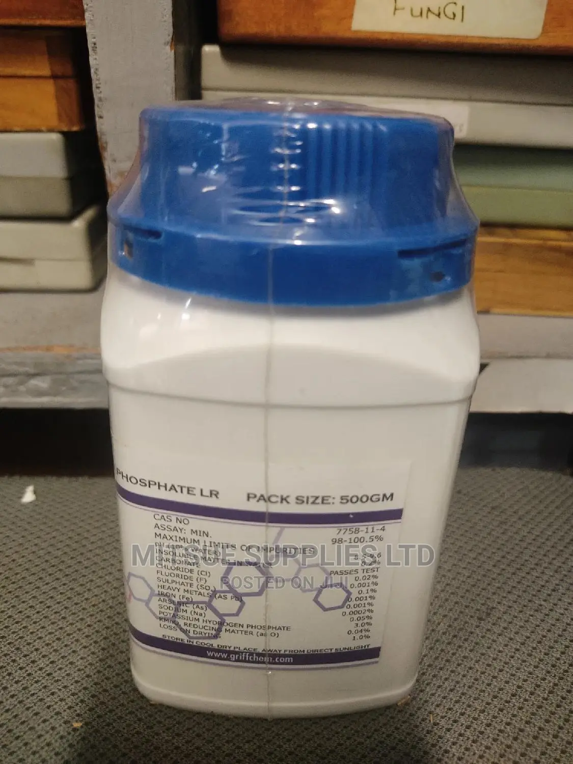 Di-Potassium Hydrogen Orthophosphate Anhydrous 500G