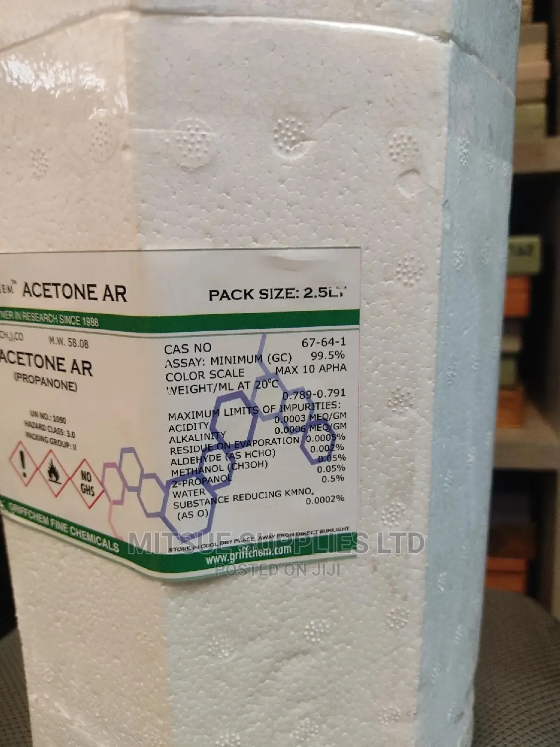 Acetone 2.5L AR ( Propanone)