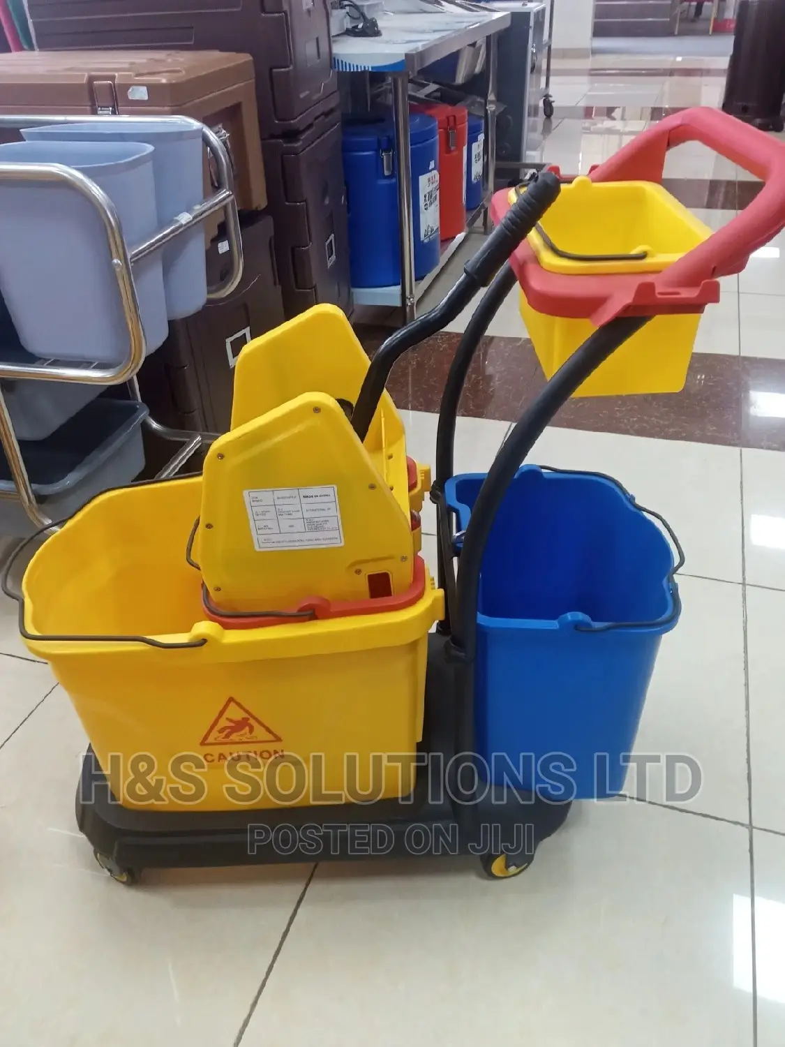 Cleaning Trolley (Tripple Bucket)