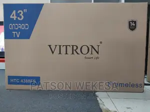 Vitron 43 Inches Smart Android Frameless Tv Htc4388fs