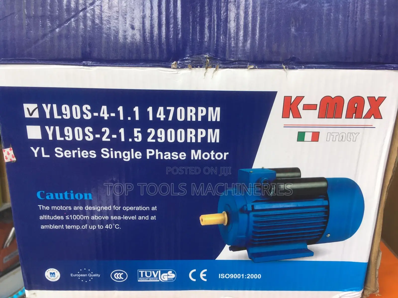 K-Max Italy 1.5hp Electric MOTOR