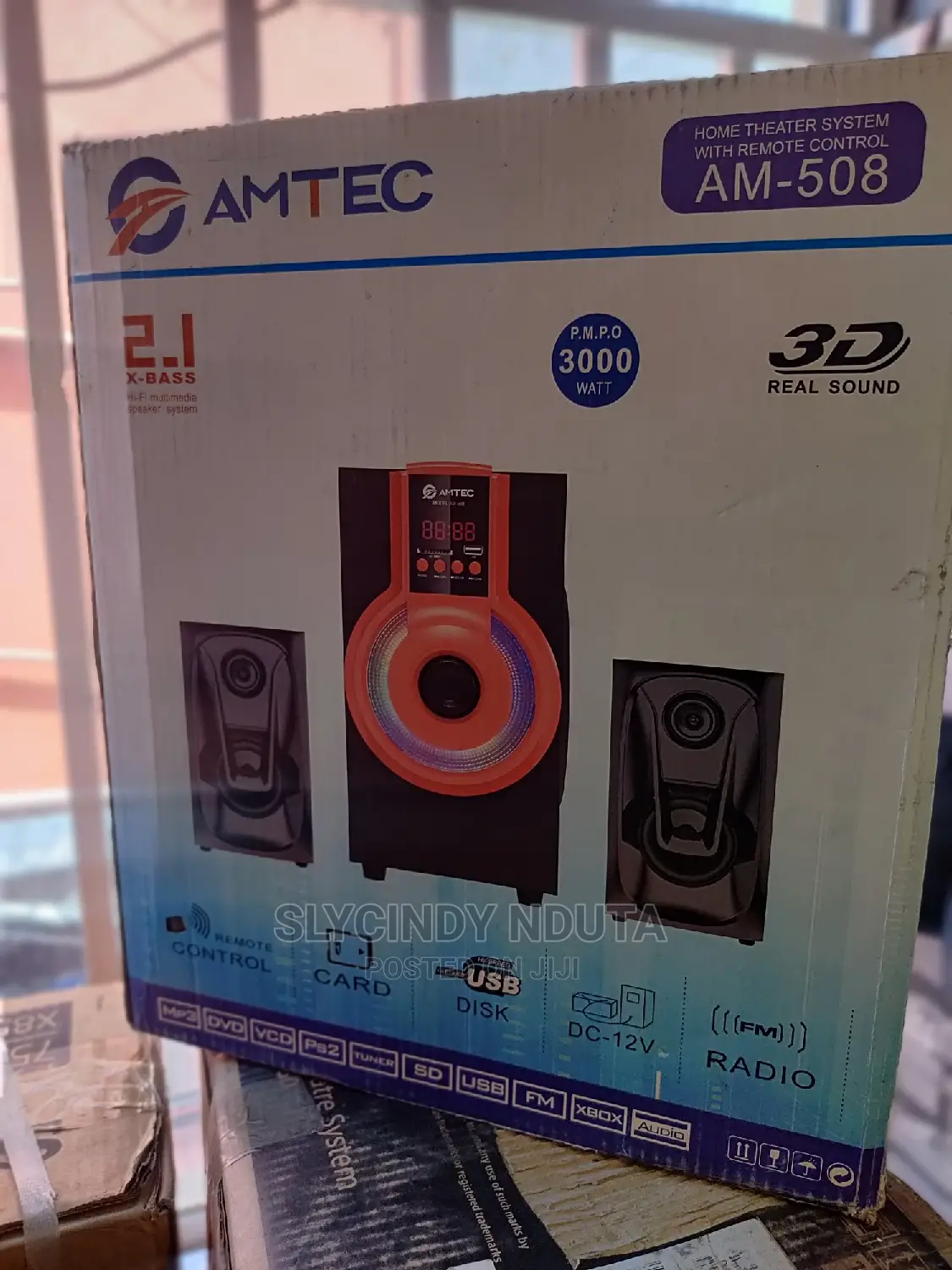 AMTEC(AM-508)2.1home Theater System With Remote Control