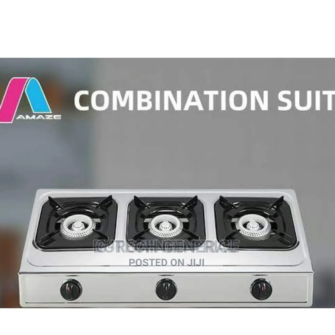 Amaze Table Top Triple Burner Gas Cooker