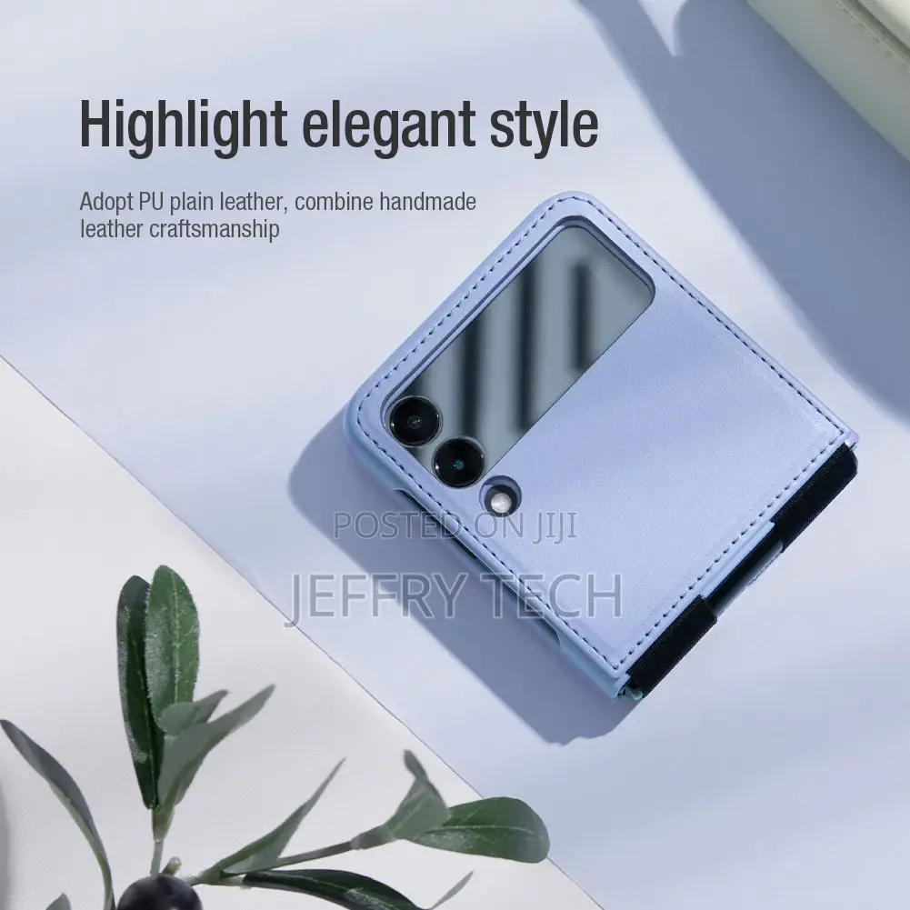 NILLKIN Qin Leather Flip Case for Samsung Galaxy Z Flip 4 5G