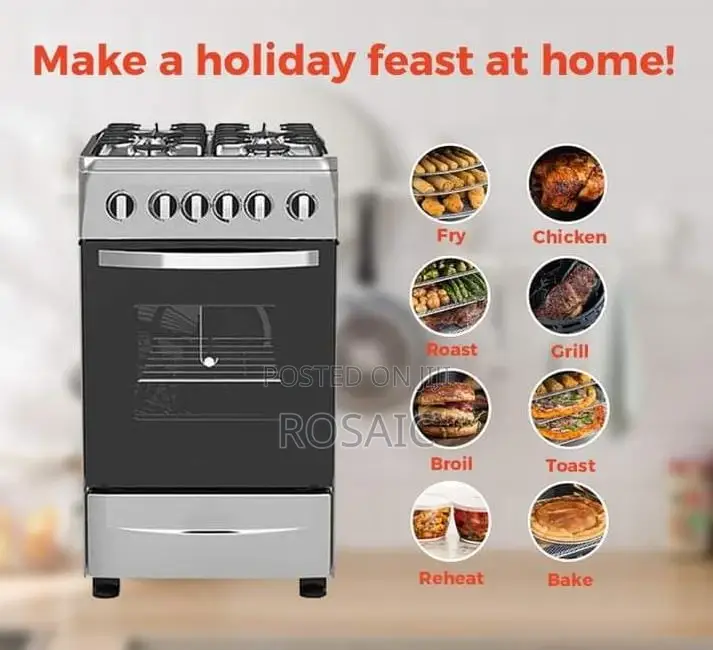 Amaze 3gas+1electric Standing Cooker