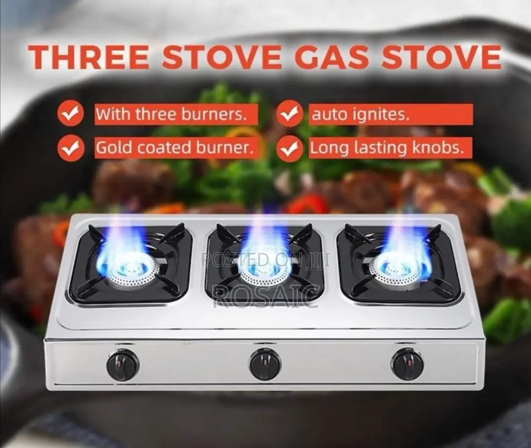 Amaze 3 Burner Gas Cooker