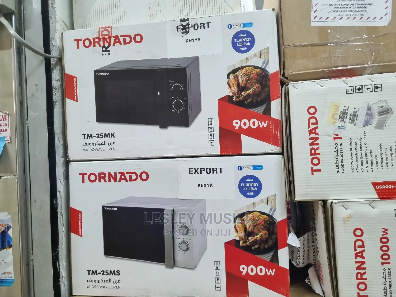 Tornado Microwave 25L Black