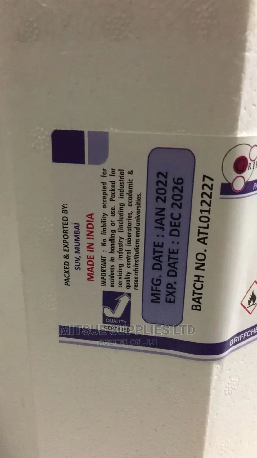 Acetone ( Propanone) AR 2.5L