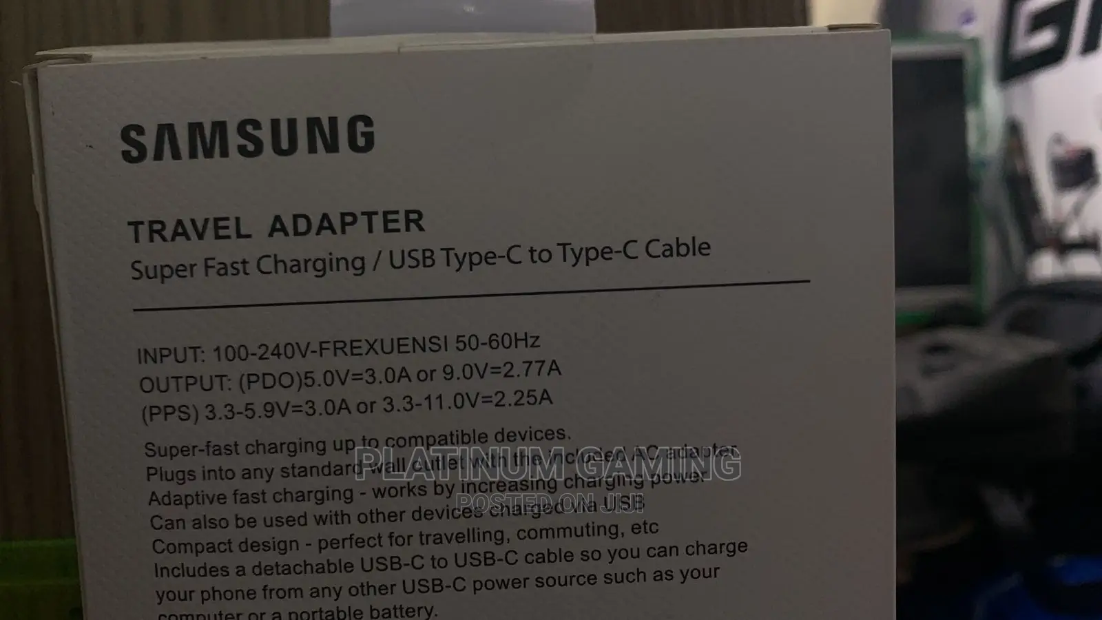 Samsung Adapter (25W) Fast Charger