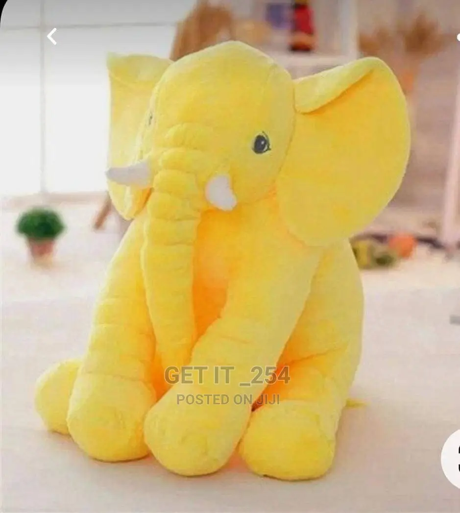 *Elephant Plush Baby Pillow* Colors Available: Pink