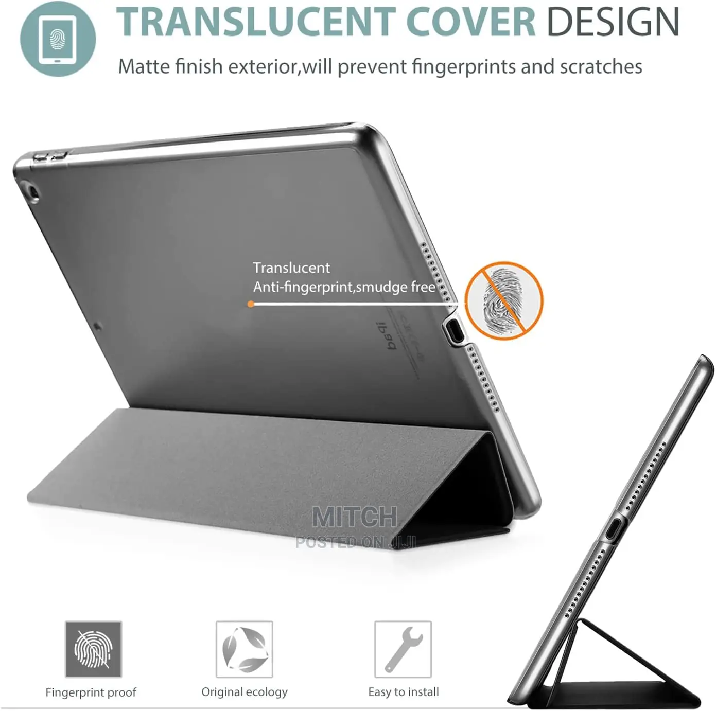 iPad 10.2 9th Gen 2021 Pro Case Frosted Back