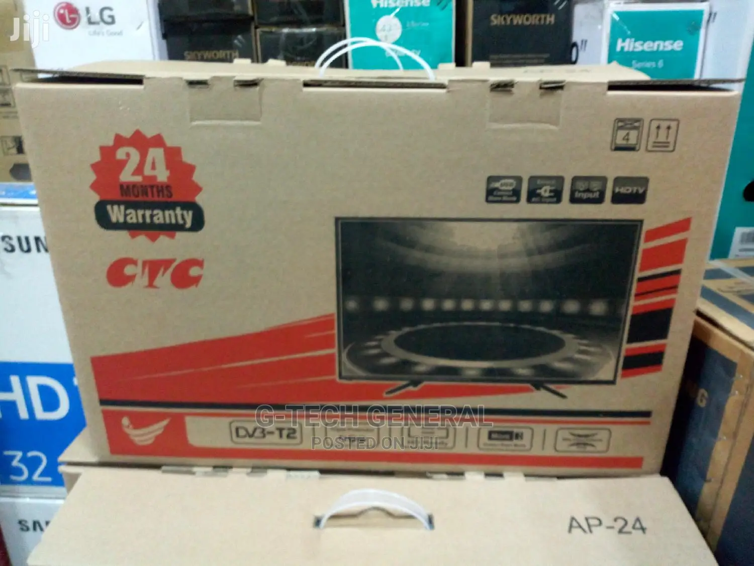 Ctc 24 Inch Digital LED TV Usb,Hdmi Port+Inbuilt Decoder