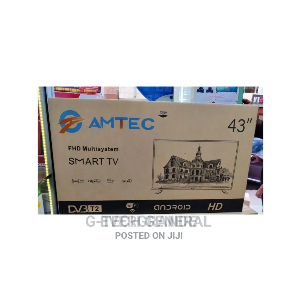 Amtec 43" Smart Android, Youtube, Netflix, in-Built Decoder