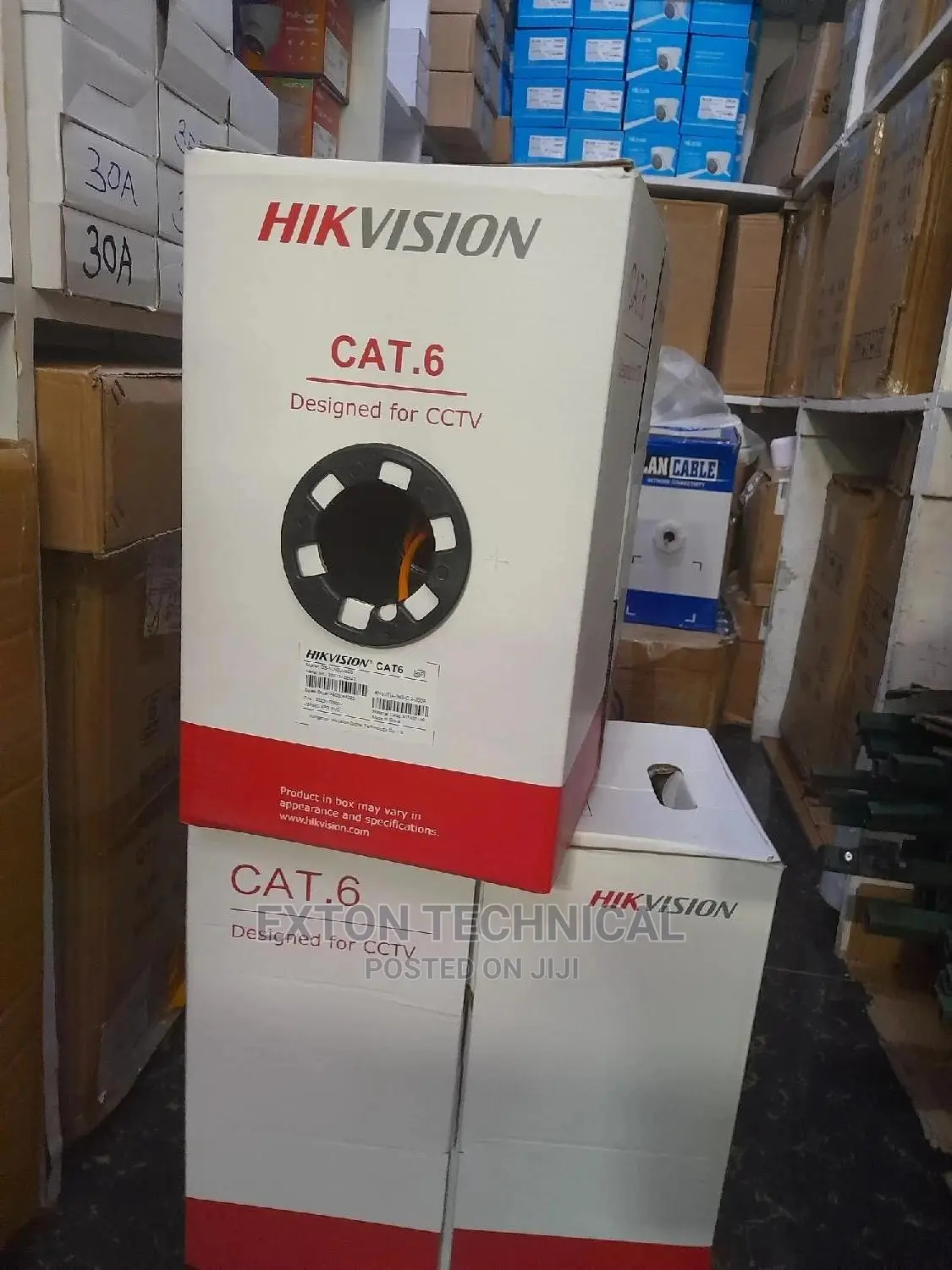 Pure Copper Hikvision Cat6 Cable
