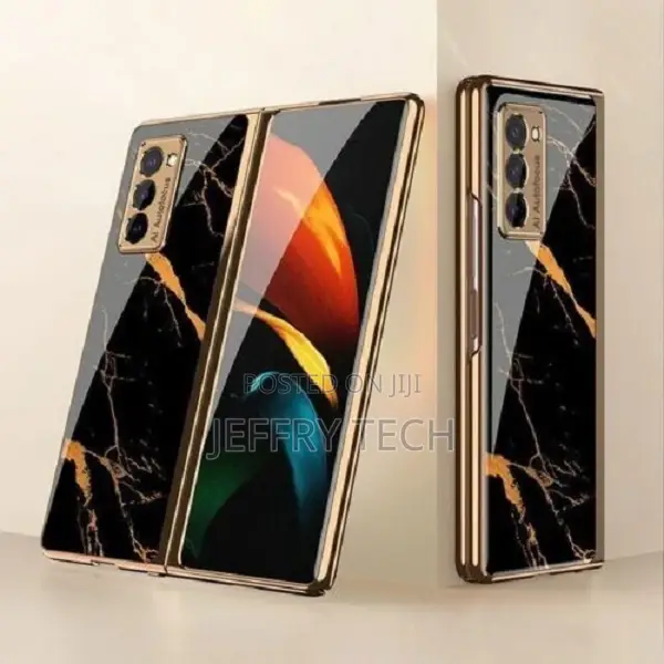 Samsung Galaxy Z Fold 4/3 Case Luxury Plating Glass Shockpro