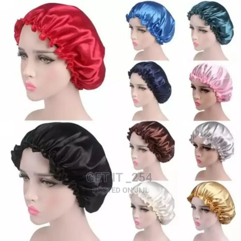 Drawstring Satin Bonnet