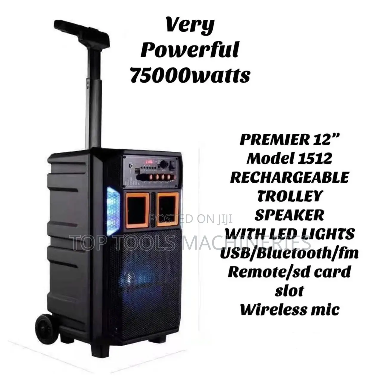 Premier Portable 12 INCH PARTY SPEAKER