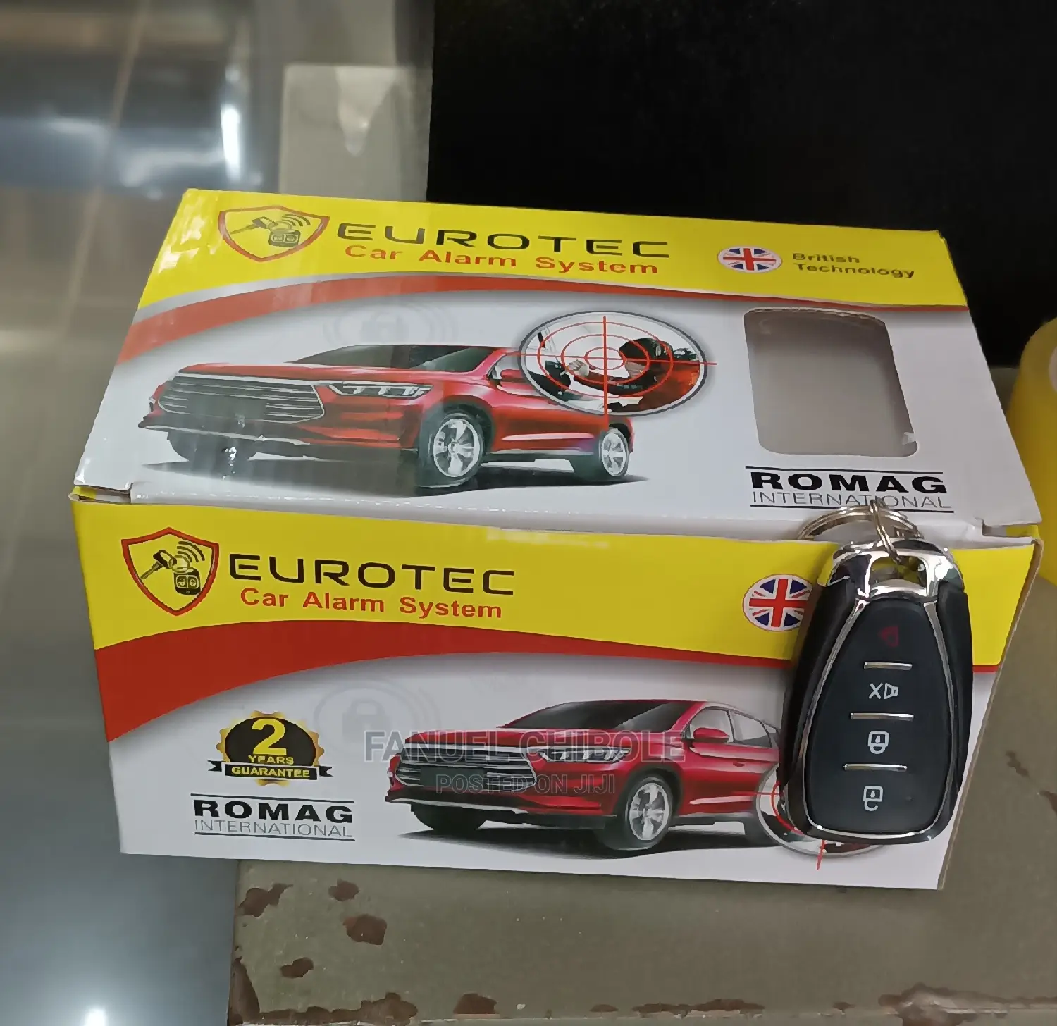 New Eurotec Car Alarm With Cut Off,Free Installation