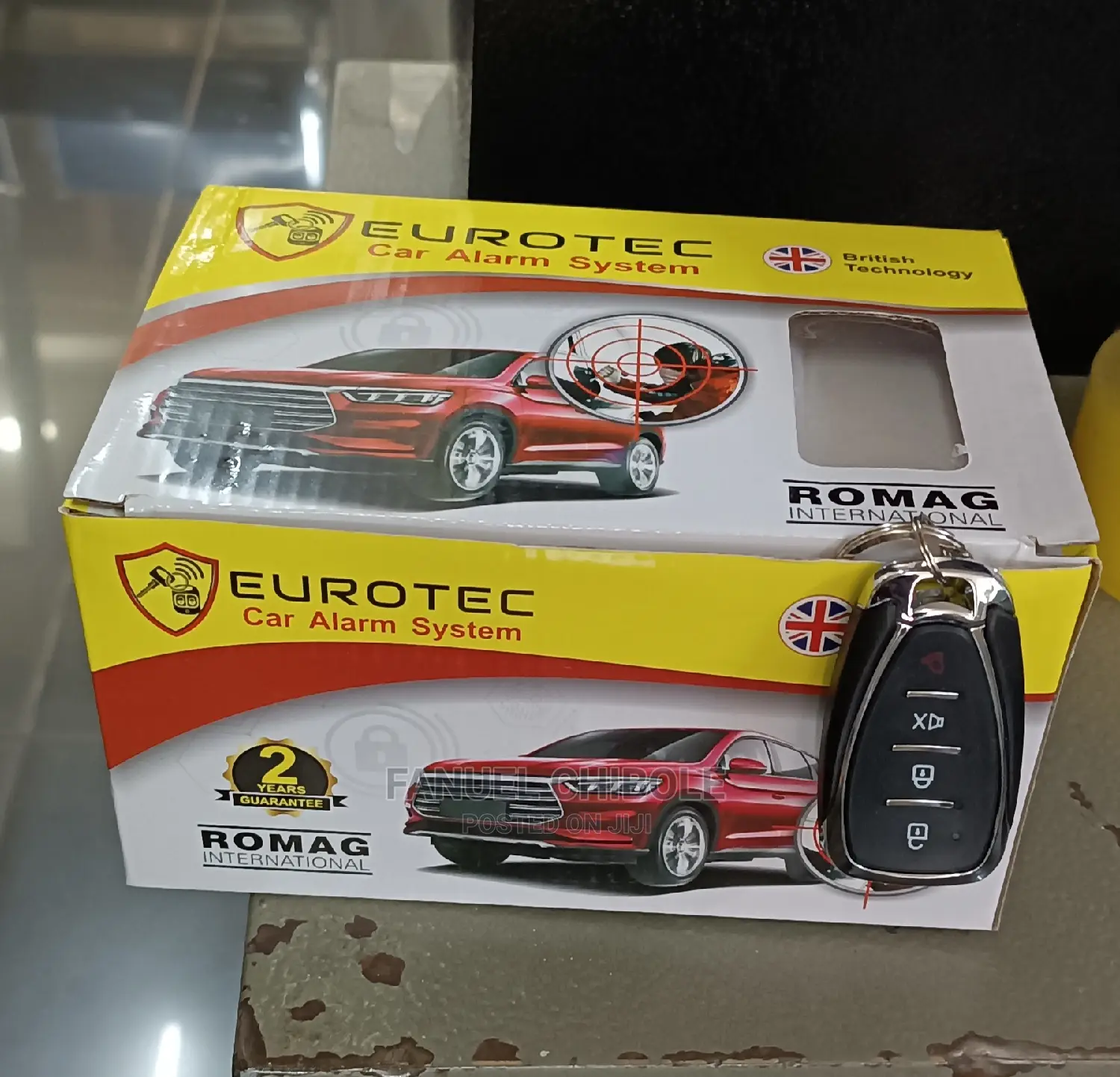 New Eurotec Car Alarm With Cut Off,Free Installation