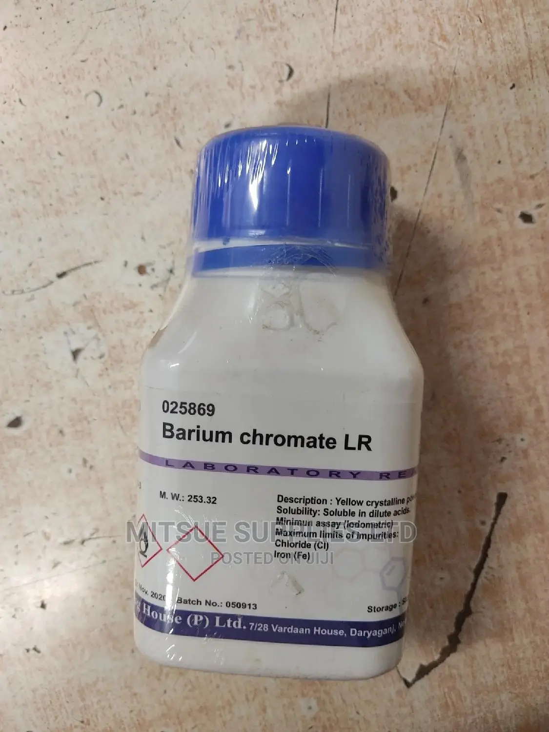 Barium Chromate 500G Lr Cdh