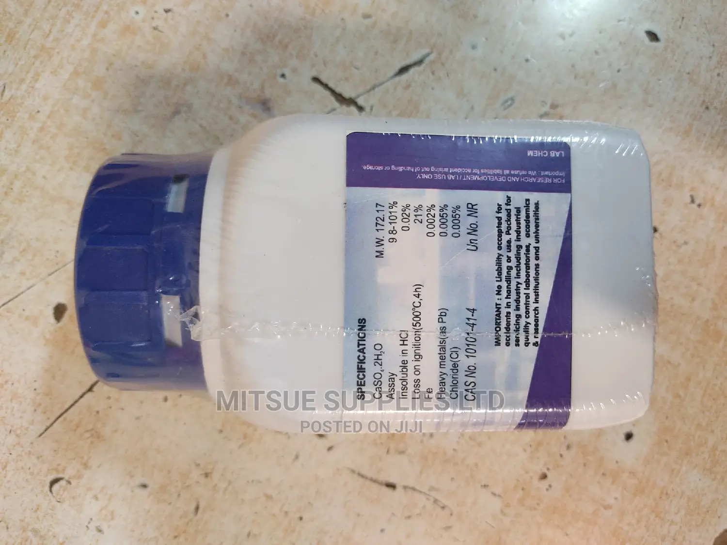 Dried Anhydrous Calcium Sulphate LR 500G
Griffchem