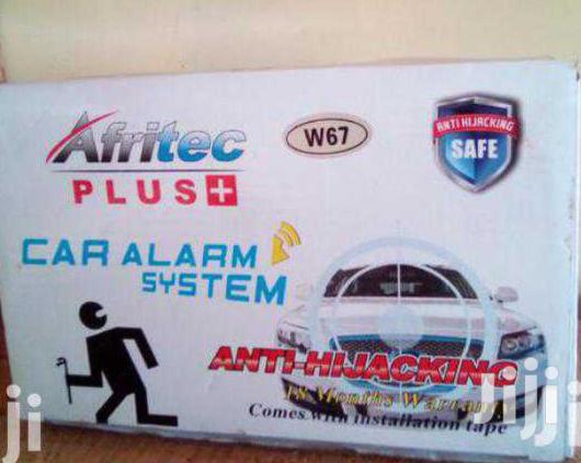 New Brand Afritec Car Alarm System With Cut-off, Free Installation.