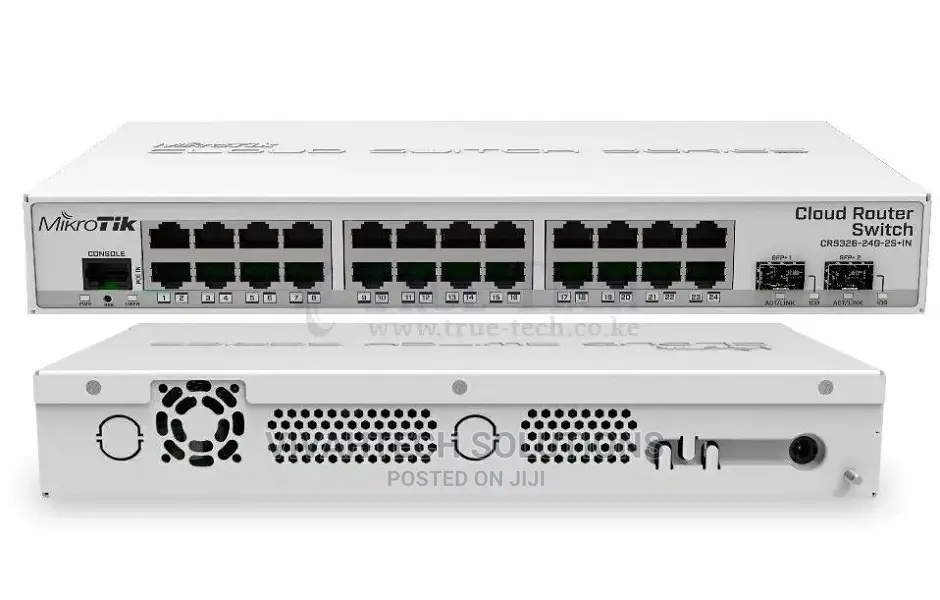 Mikrotik (CRS326-24G-2S+RM) 24 Gigabit Ports Switch
