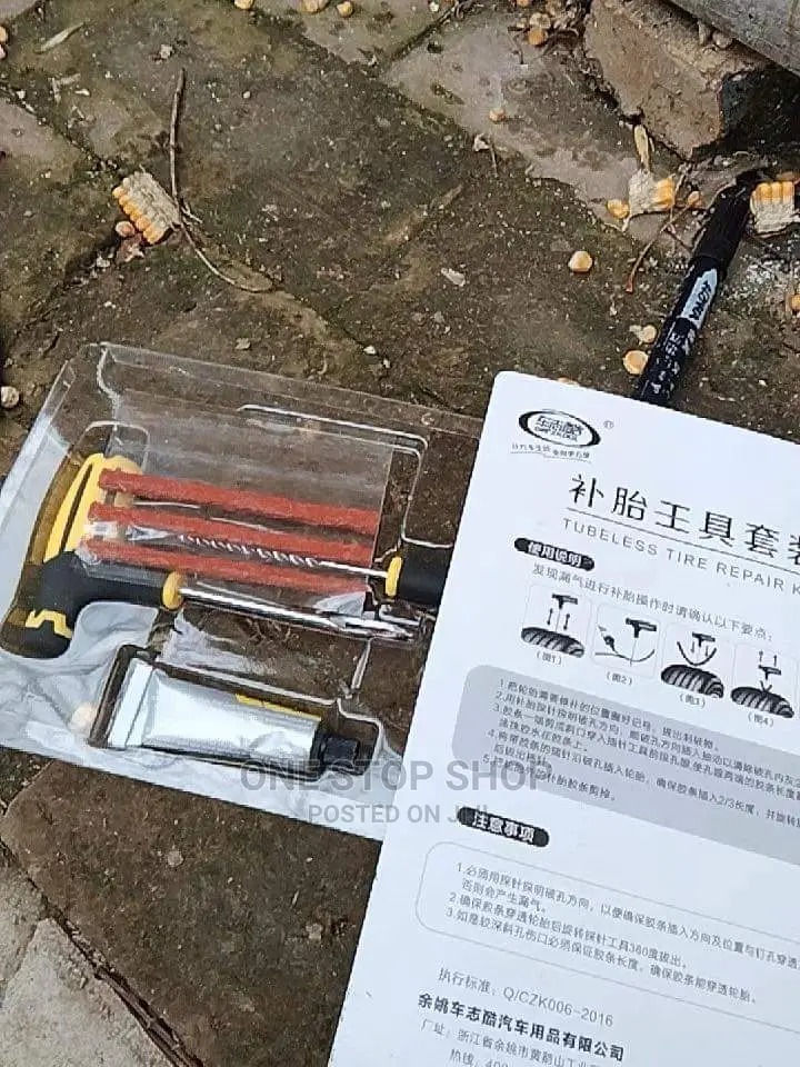 Tubeless Car/Bike Tire Repair Kit