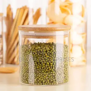 Glass Jars With Bamboo Lid