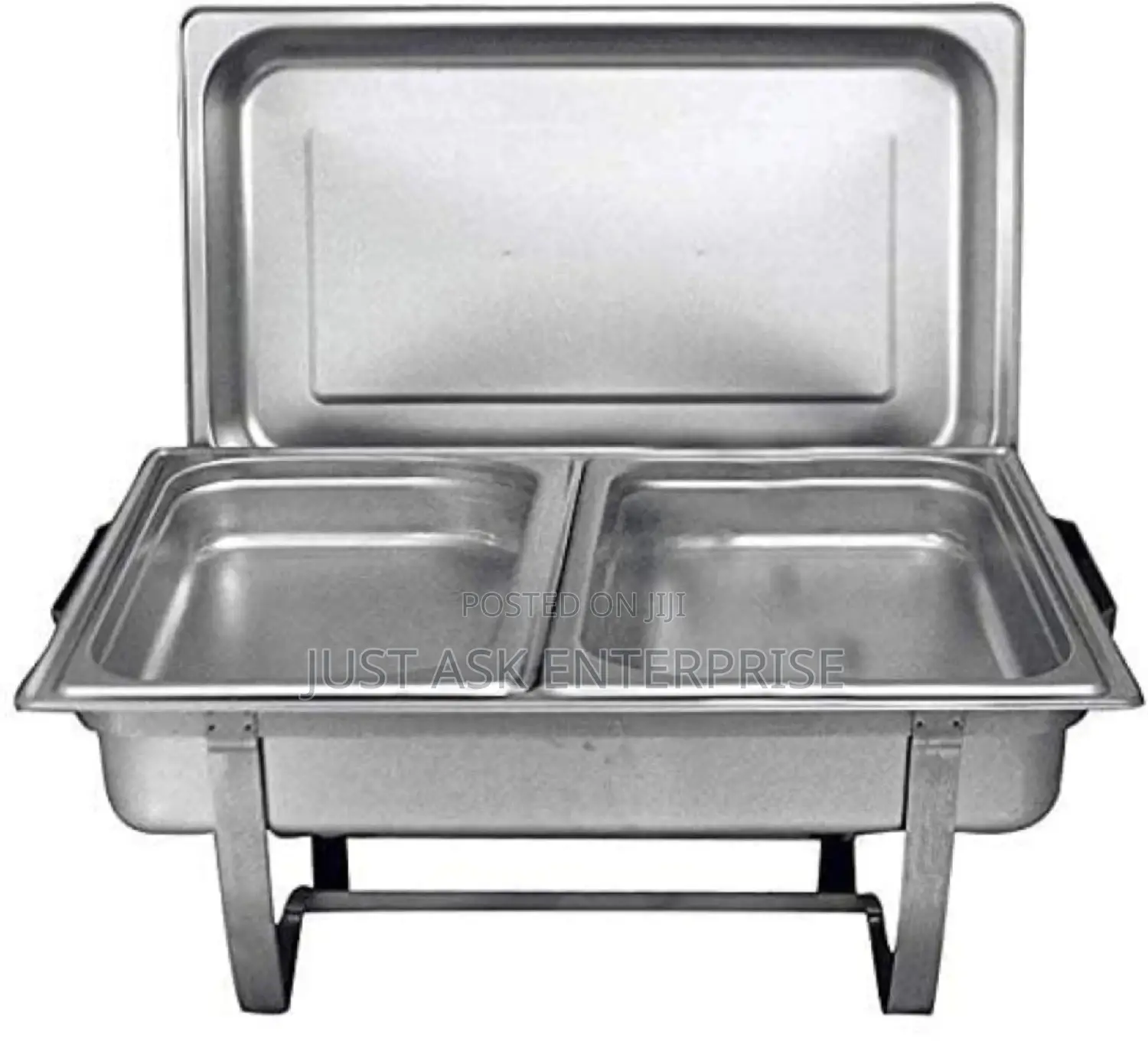 9 Litres Double Chafing Dish - Stainless Steel