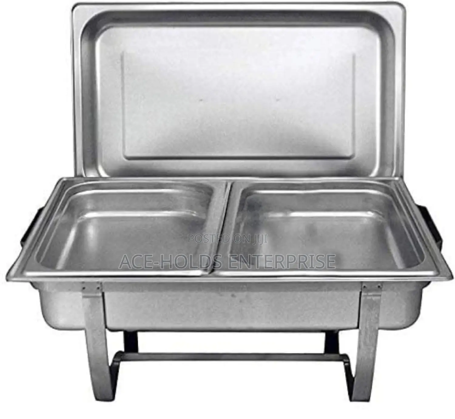 9 Litres Double Chafing Dish - Stainless Steel
