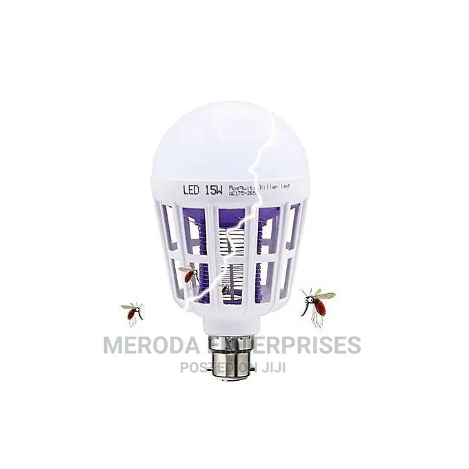 2 in 1 Mosquito Killer LED 15w Bulb/Lamp (Pin)