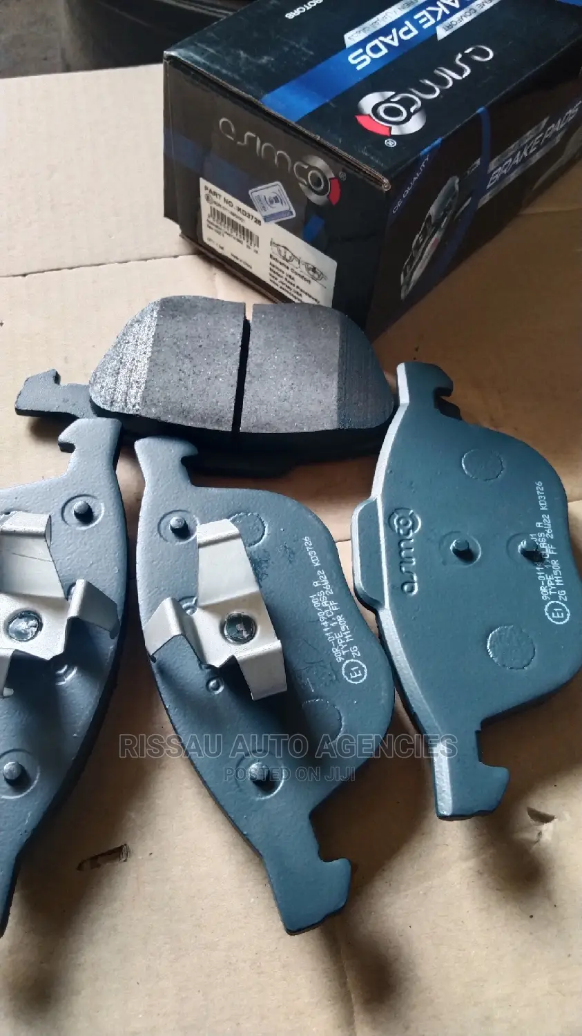 Mazda Axela Old Model and Premacy Asimco Front Brake Pads.
