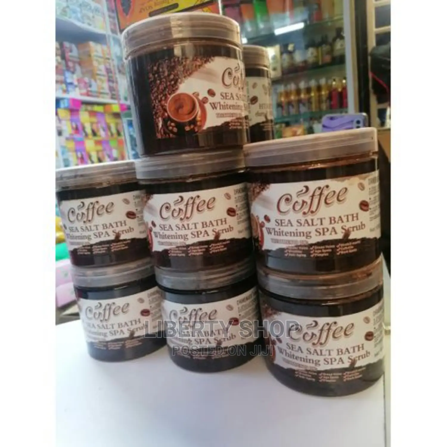 Coffee Sea Salt Whitening Scrub