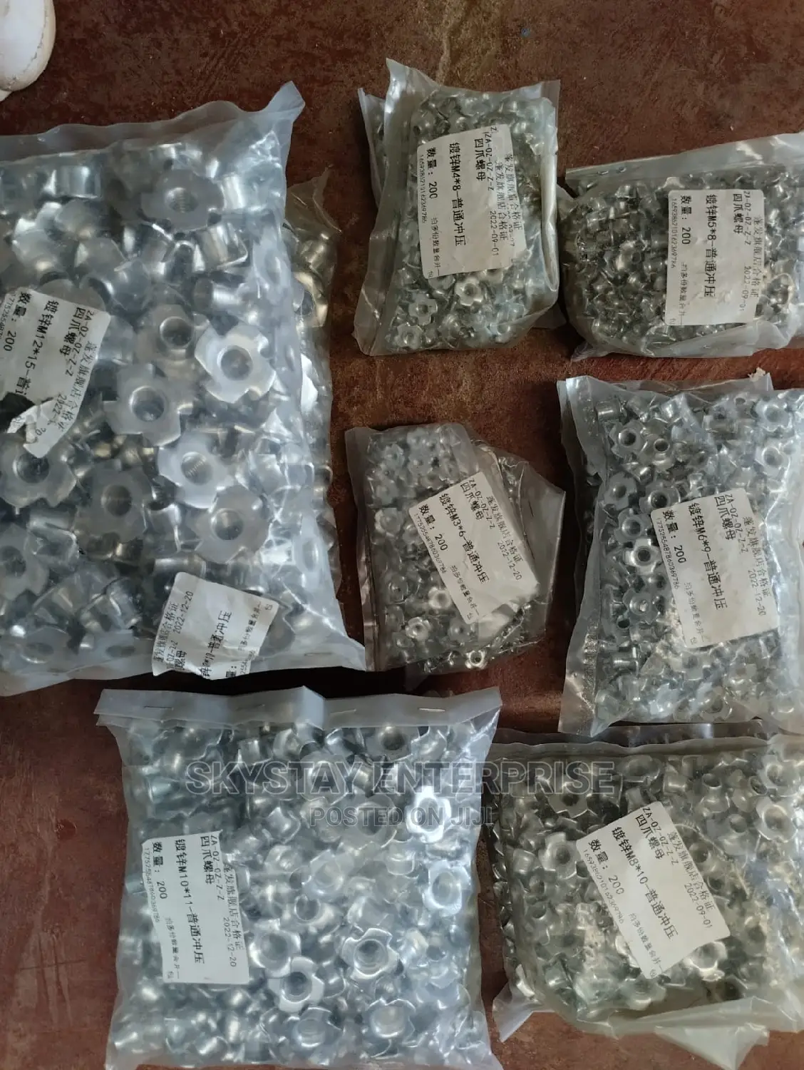 T Nuts Blind Pronged Furniture M3-12