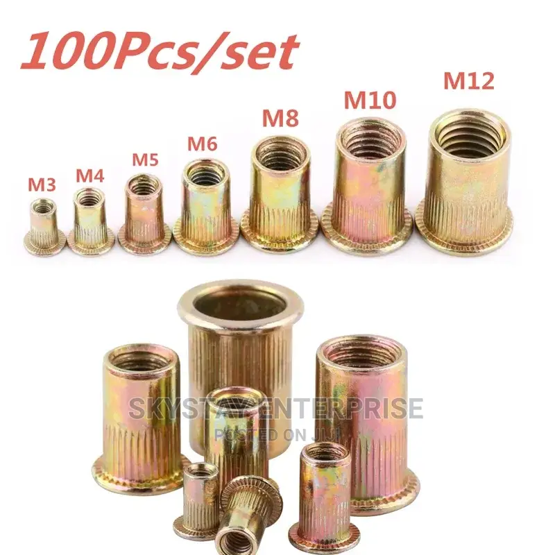 Rivet Nuts Zinc Steel M3-M12