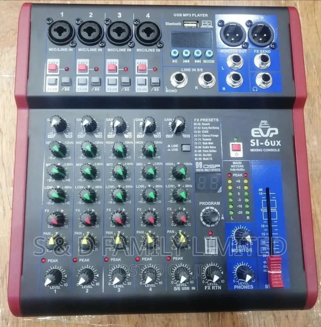 4 Channels Plain Mixer