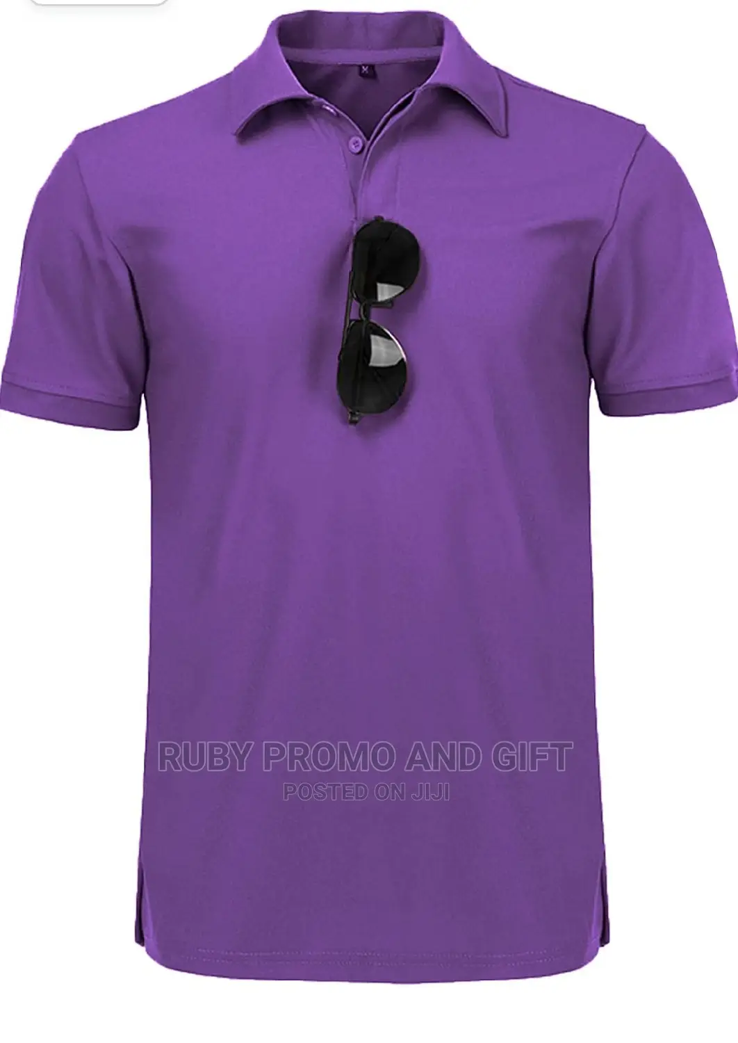 Purple Smart Casual Polo T-Shirts