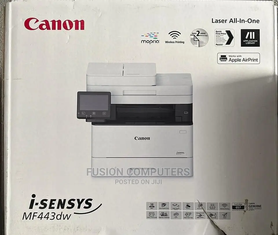 Canon I-Sensys Mf443dw Mono Laser All in One Printer