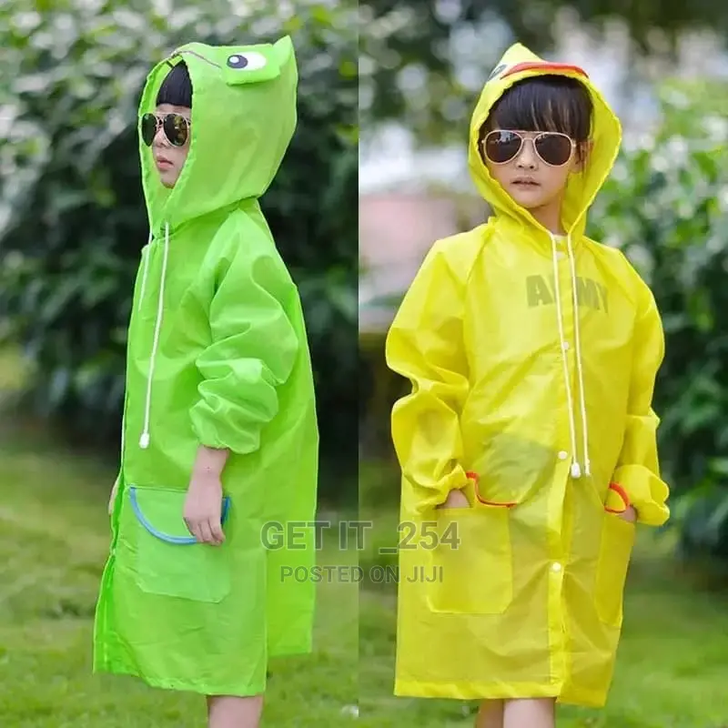 Toddler Rain Jacket*
Girls/Boys Cartoon Raincoats