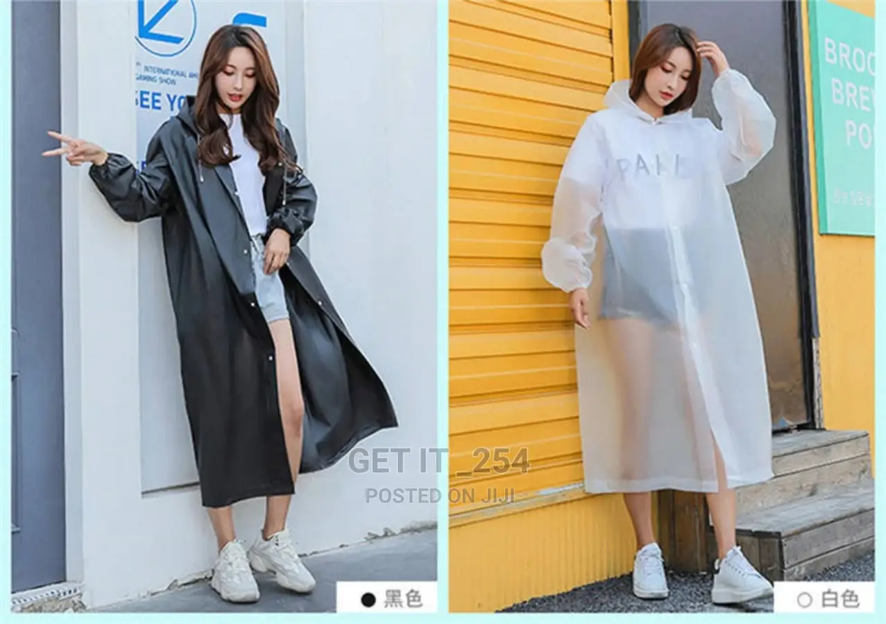 Rain Coat Hooded