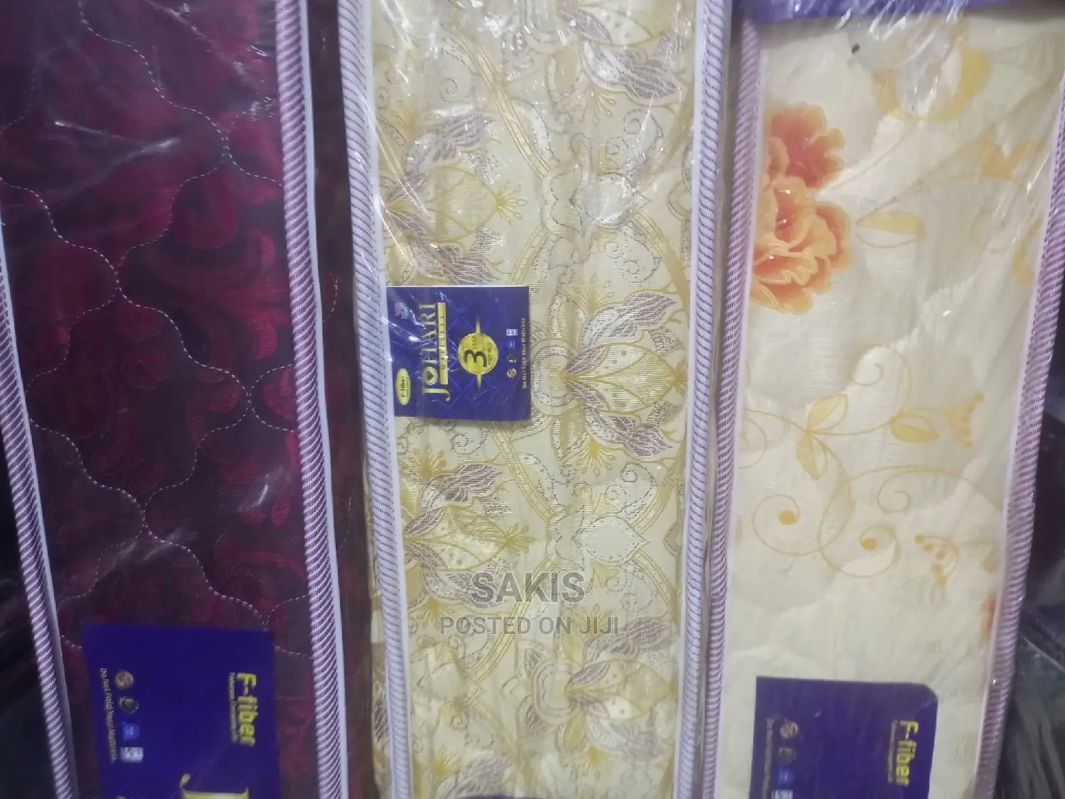 Ultimate Sleep! 6 X 6 X 8 Fibre Mattresses. Heavy Quilted