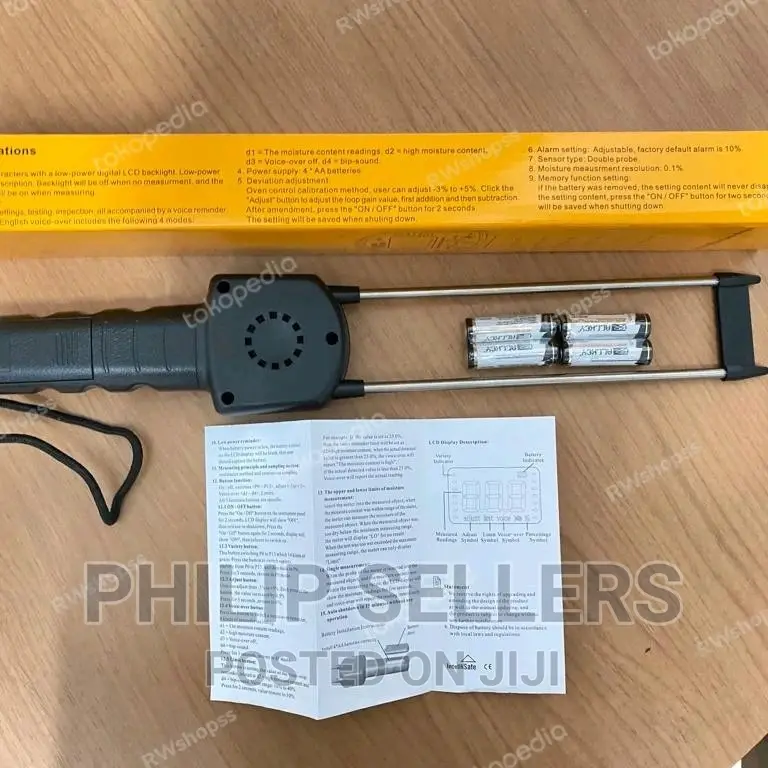 Grain Moisture Meter With Double Probe