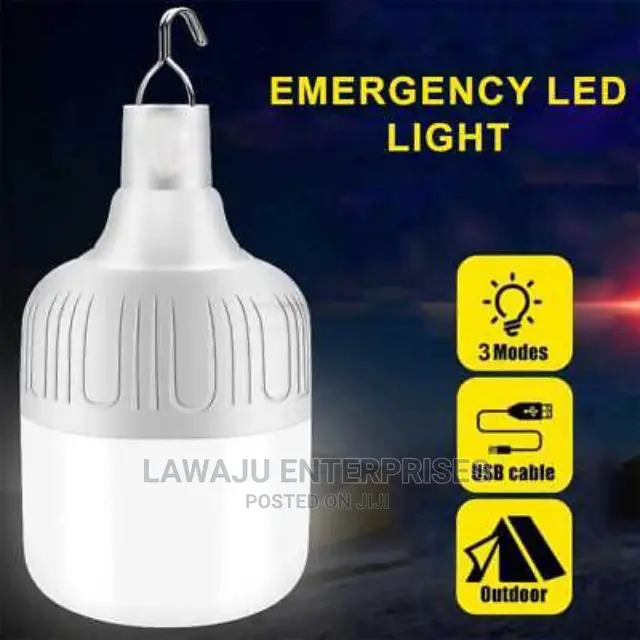 Portable, Rechargeable Camping LED Lights Emergency Bulb