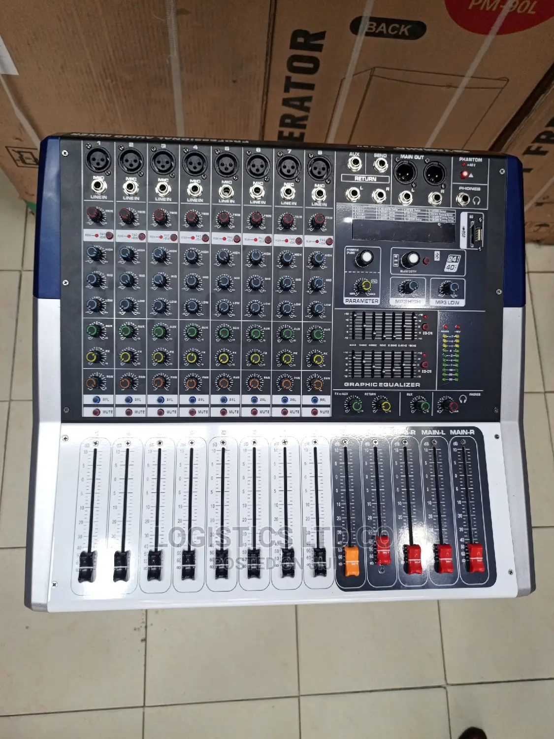 Yamaha Kv80 Pro Powered Mixer 8 Channel With Usb/Bt