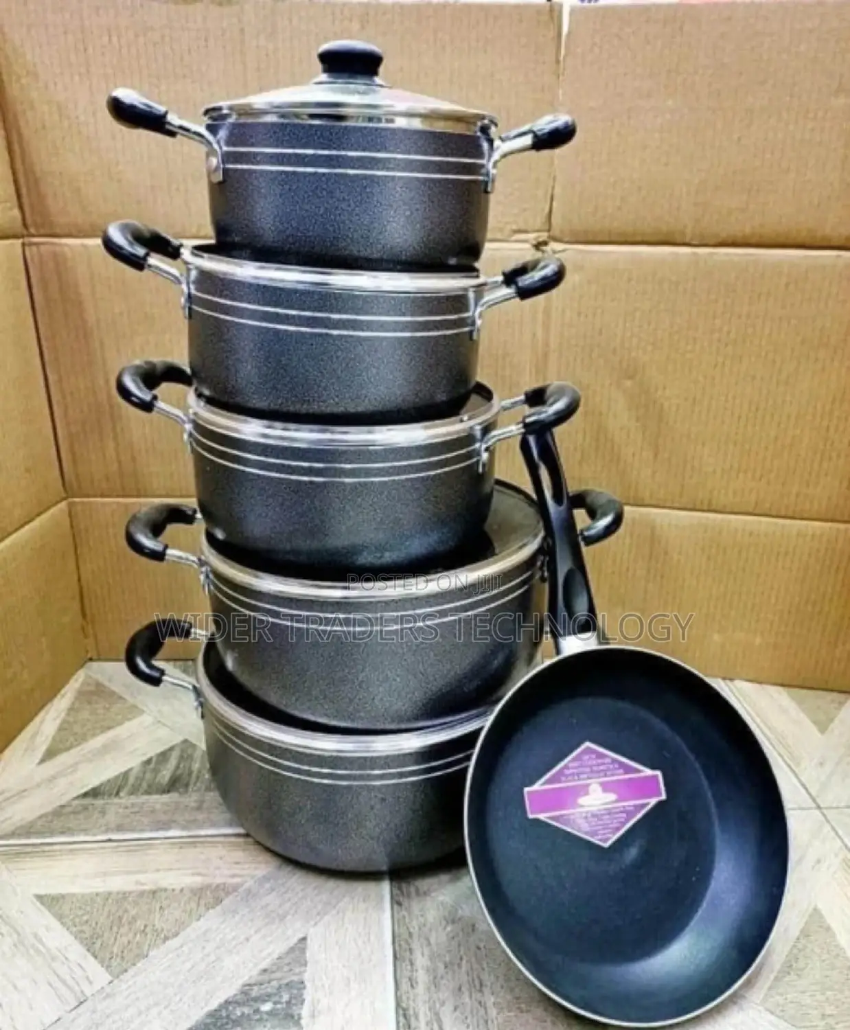 TC 14 Pcs Heavy Duty Non Stick Cooking Ware Pots Set