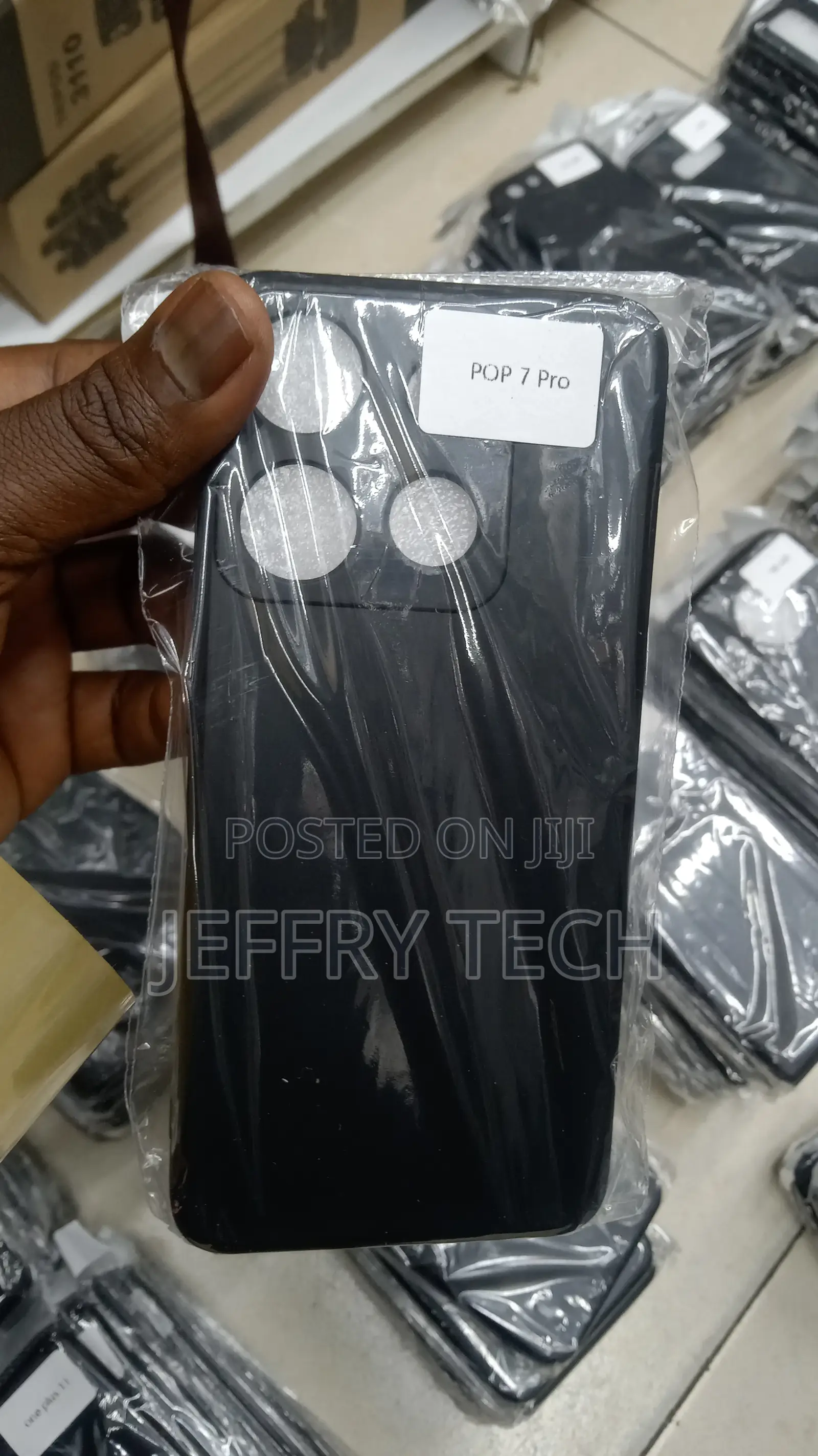 Black TPU Shell Cover for NOKIA C21 PLUS - Silicone Case