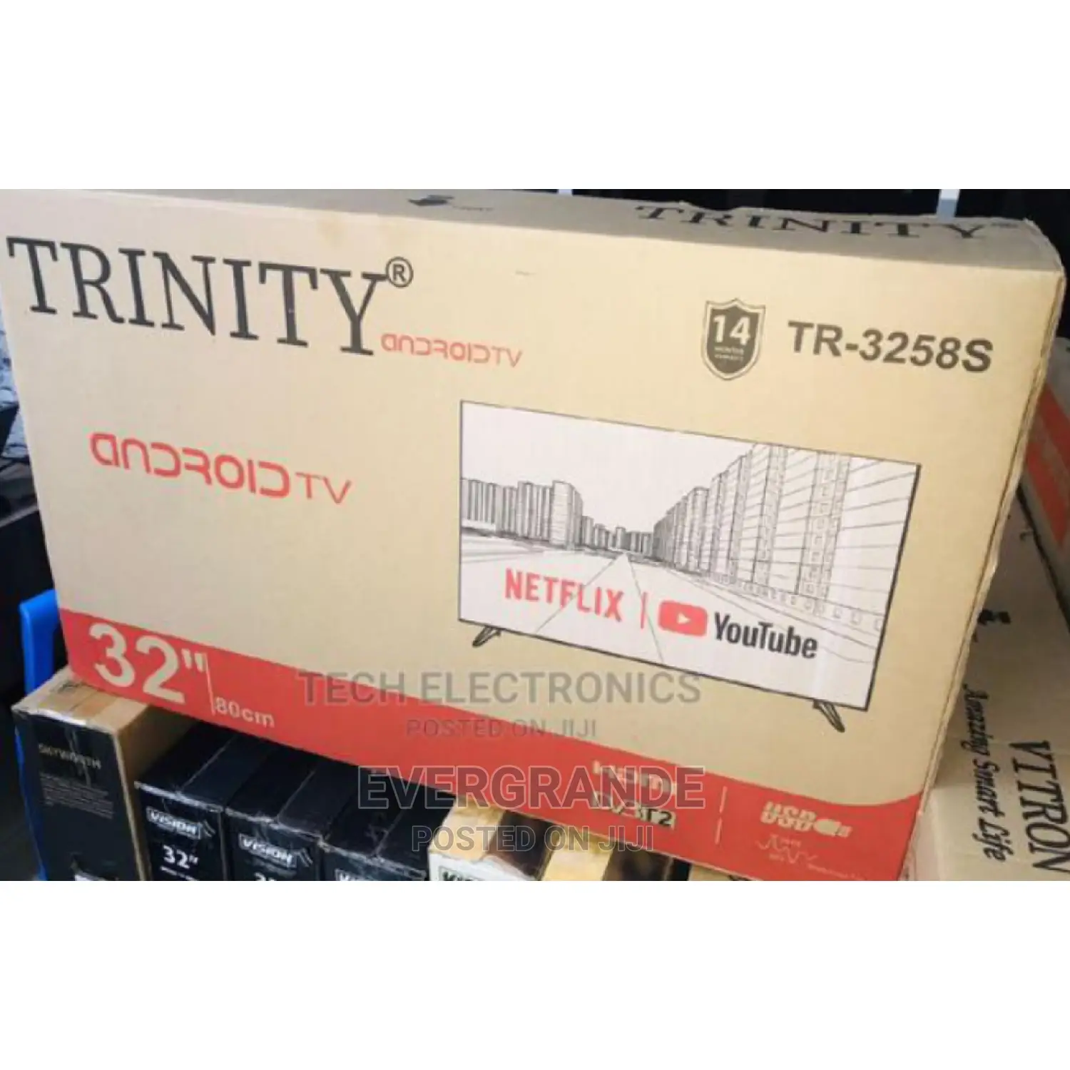 Trinity 32 Inches Smart Android Frameless Tv