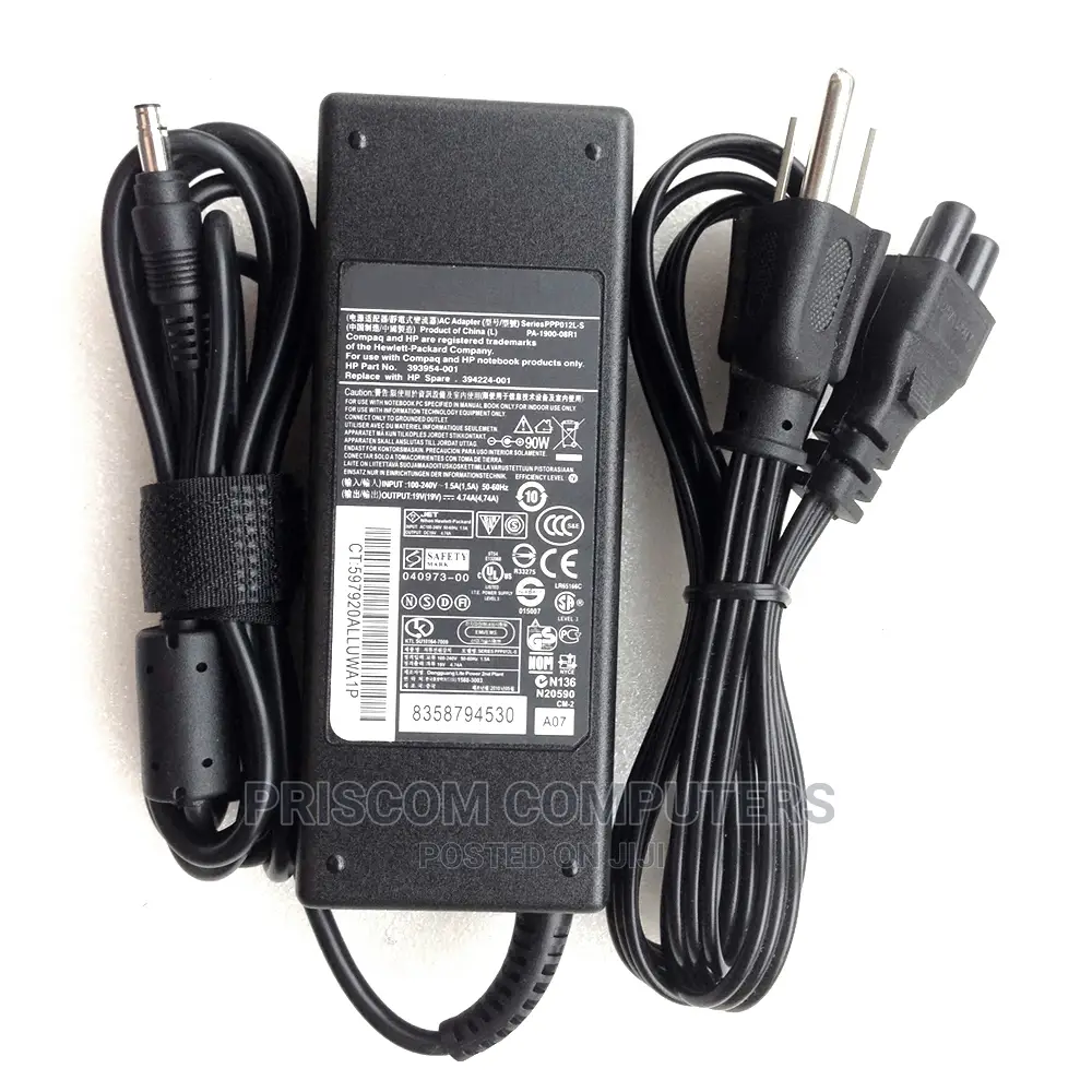 HP Elitebook 2540p 2560p 2570p 2170 2740p 2760p 2530 Charger